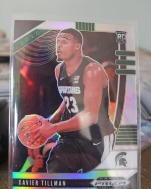 2020-21 Panini Prizm Draft Picks XAVIER TILLMAN Silver RC #23 Memphis Grizzlies