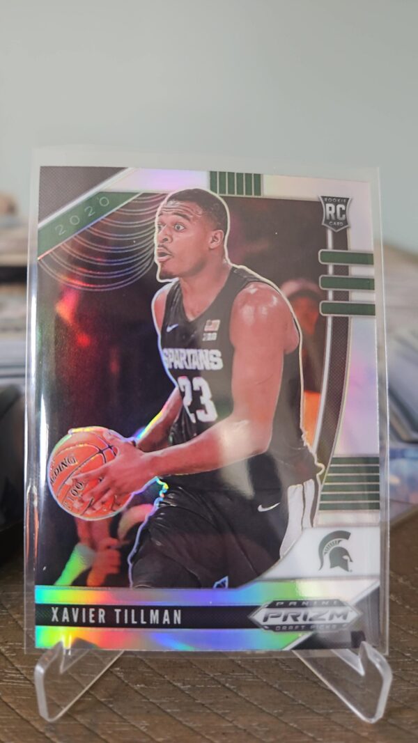 2020-21 Panini Prizm Draft Picks XAVIER TILLMAN Silver RC #23 Memphis Grizzlies