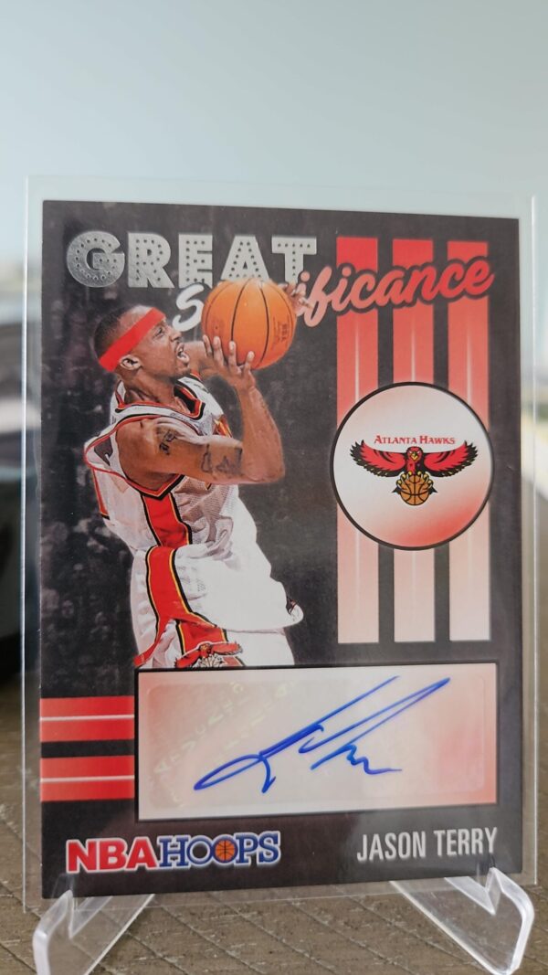 2020-21 Panini NBA Hoops Great SIGnificance Jason Terry #GS-JTE Auto