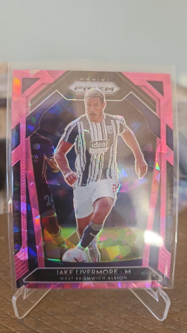 2020-21 Panini Prizm Premier League Retail Pink Ice Prizm Jake Livermore #264