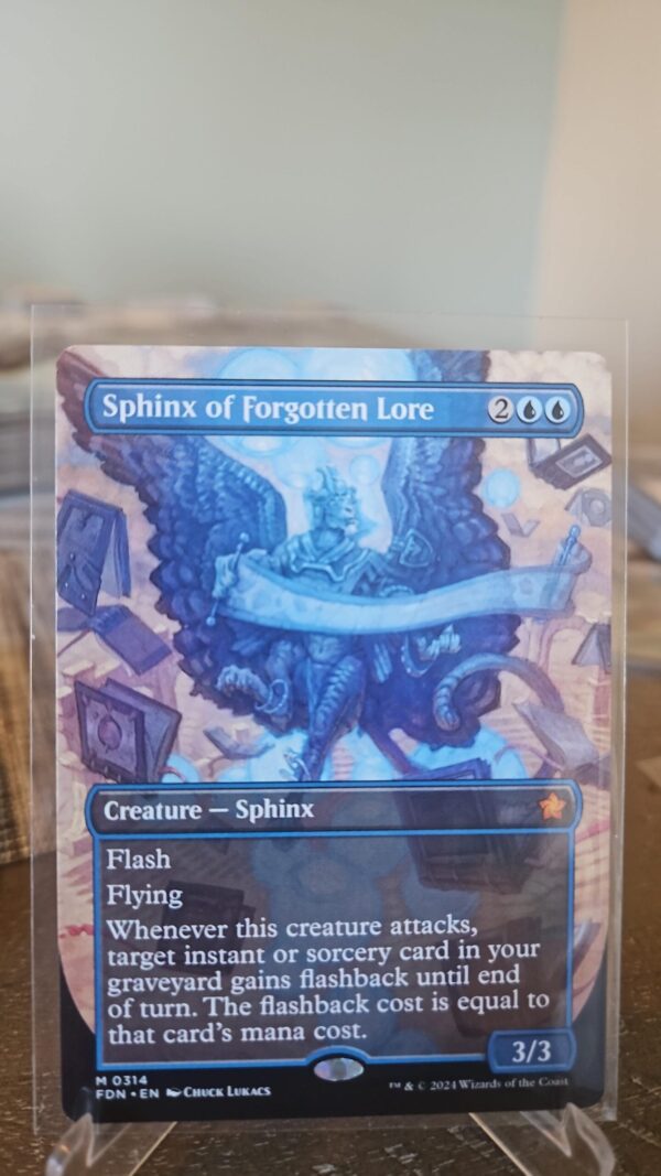 Sphinx of Forgotten Lore (Borderless) #314 Foundations Regular