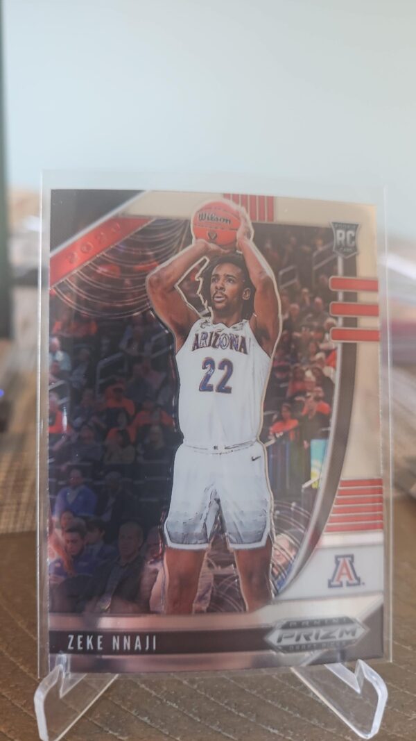 2020 Panini Basketball Prizm Draft Picks #34 - Zeke Nnaji Rookie Card