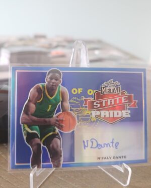 2021-22 Leaf Metal State Pride Blue Rainbow /50 N’Faly Dante #SP-ND1 Auto