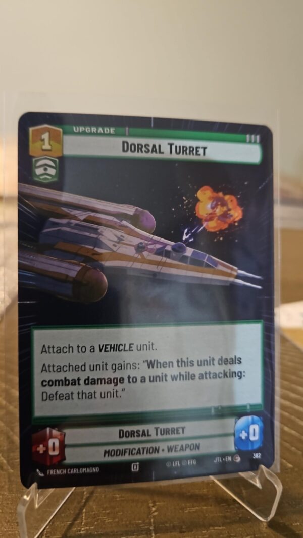 Star Wars Unlimited - Dorsal Turret Hyperspace Non-Foil #854 card