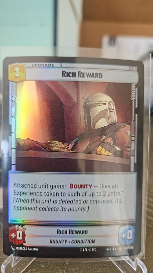 Star Wars Unlimited Rich Reward (261/590) Shadows of the Galaxy foil