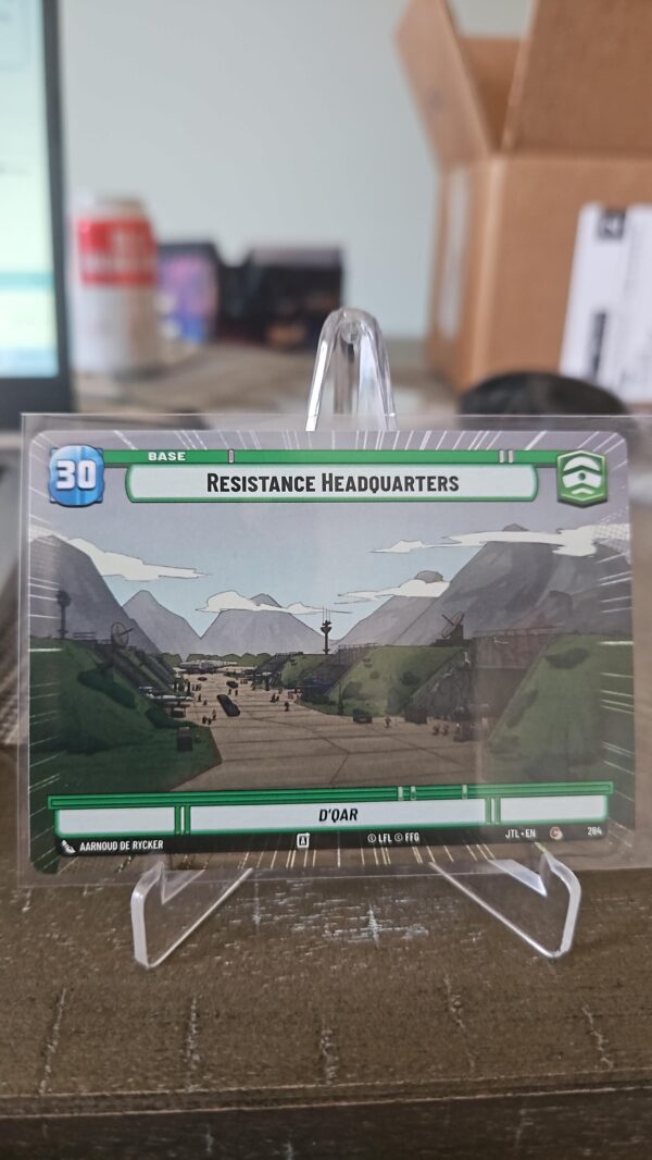 Star Wars Unlimited – Resistance Headquarters Hyperspace #284 Non-Foil