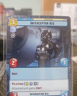 interceptor ace, hyperspace, 768, jump to lightspeed, star wars unlimited, near mint