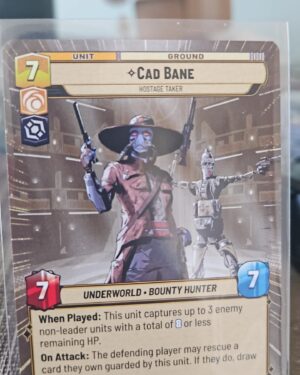Star Wars Unlimited Cad Bane Hostage Taker Hyperspace Twilight of the Republic Non-Foil Card