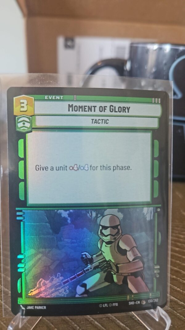 Star Wars Unlimited - Moment of Glory - Foil #130/262 Playset - Shadows of the Galaxy