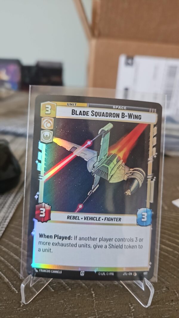 Star Wars Unlimited JTL Blade Squadron B-Wing Foil #697 NM