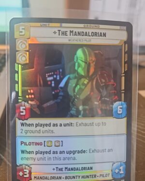 Star Wars Unlimited The Mandalorian. Weathered Pilot.  Foil 708 Jump to light speed