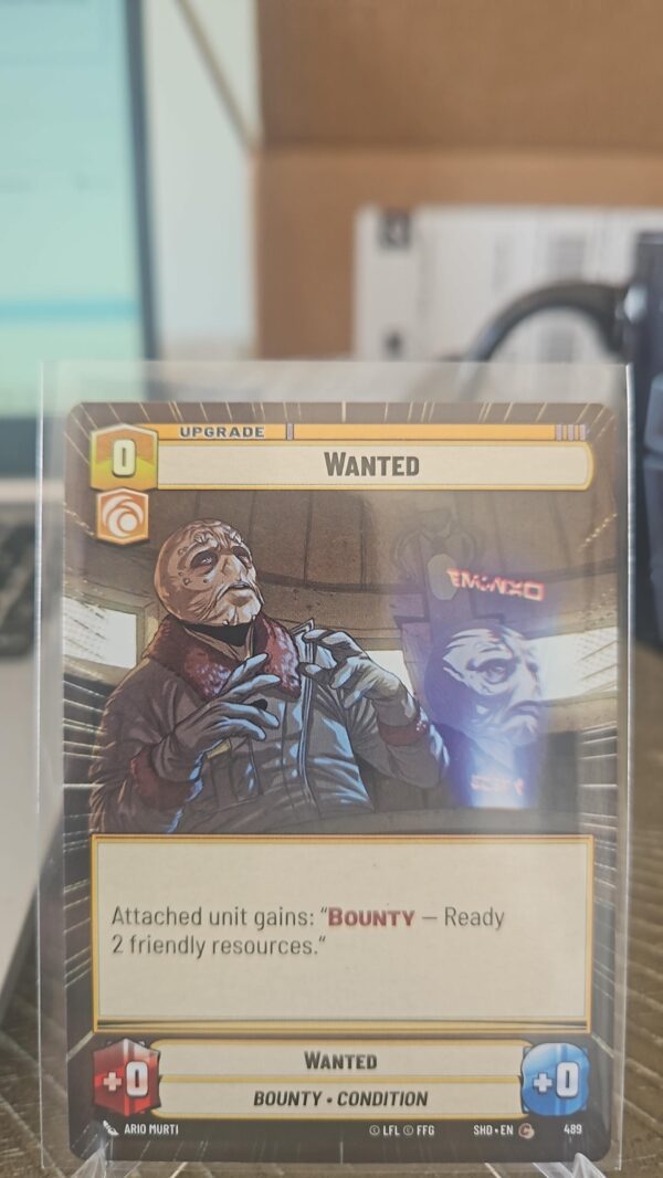 Star Wars Unlimited - Wanted #489 - Hyperspace - Shadows of the Galaxy (Non-Foil)