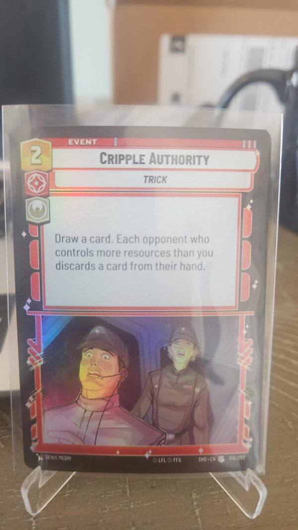 Star Wars Unlimited - Cripple Authority #156 - Shadows of the Galaxy (SHD) FOIL