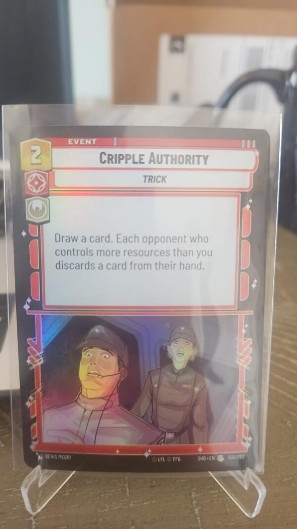 Star Wars Unlimited - Cripple Authority #156 - Shadows of the Galaxy (SHD) FOIL