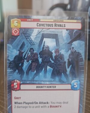 Covetous Rivals Hyperspace non-foil Star Wars Unlimited card near mint