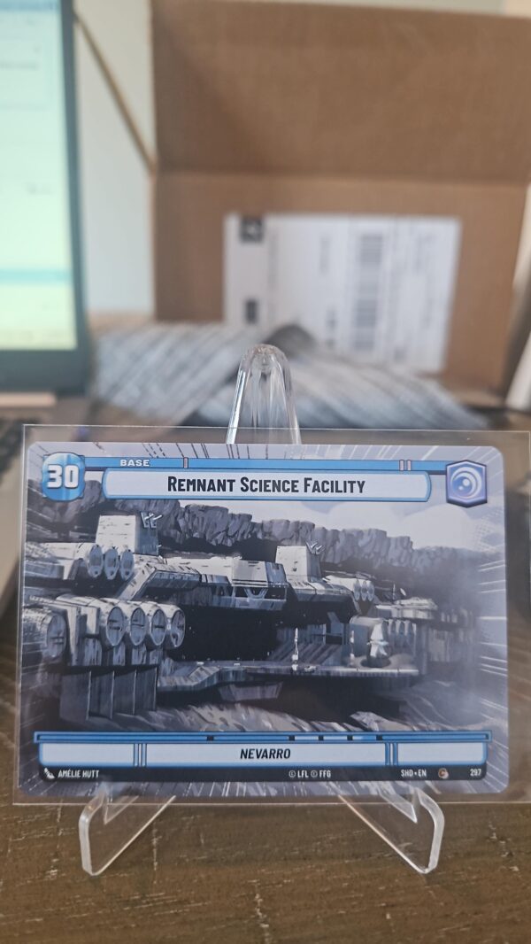 Star Wars Remnant Science Facility Shield (Hyperspace) Shadows of the Galaxy non foil double sided