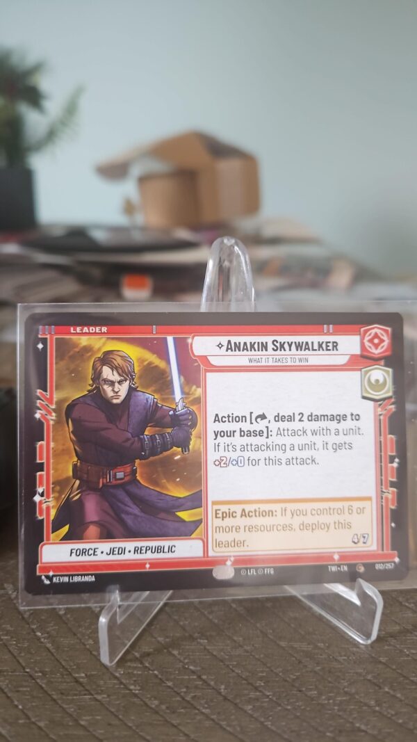 Star Wars Unlimited Twilight of the Republic #012/257 Anakin Skywalker - Image 2