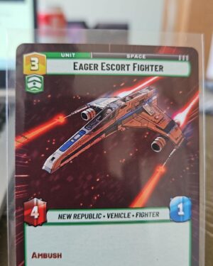 Eager Escort Fighter Hyperspace Foil - JTL 846 NM - Star Wars Unlimited