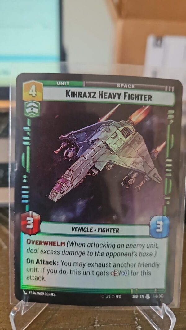 Star Wars Unlimited - Kihraxz Heavy Fighter -  Foil SHD 387 NM