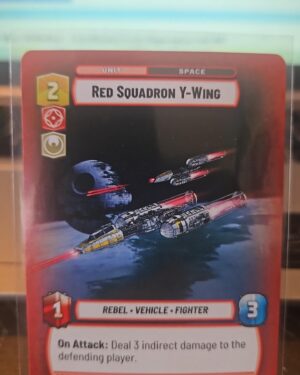 Red Squadron Y-Wing (Star Wars Unlimited, Weekly Play Promo, #11)