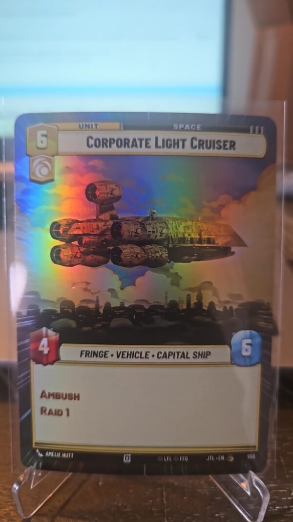Star Wars Unlimited - Corporate Light Cruiser Hyperspace Foil 959