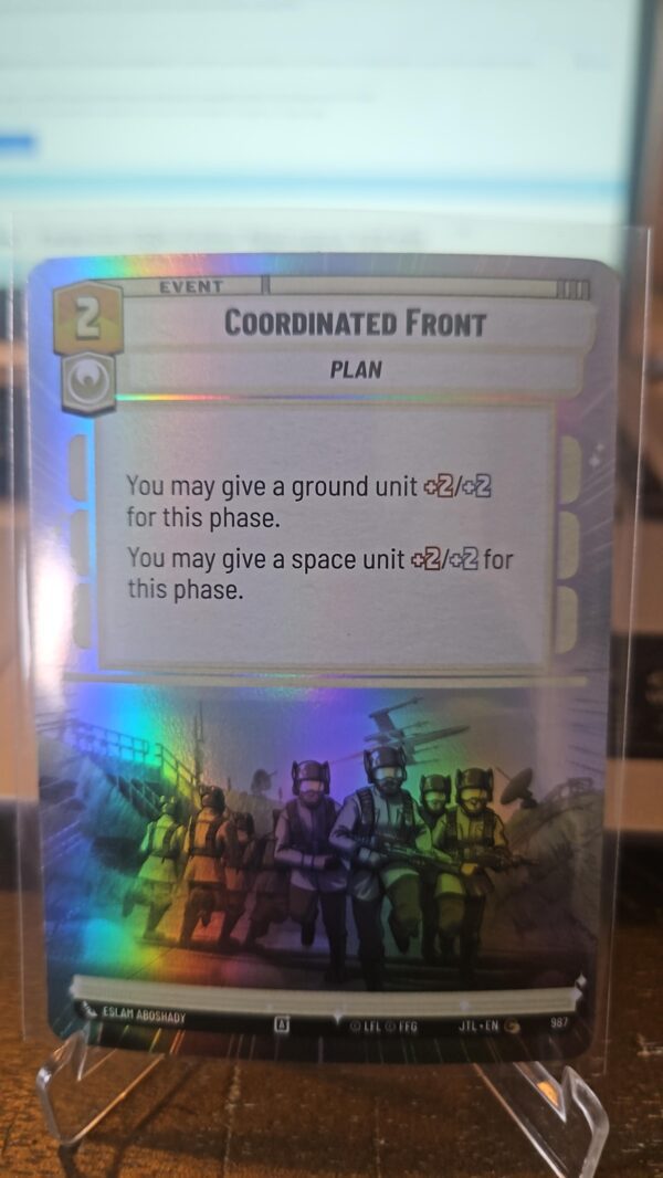 Star Wars Unlimited - Coordinated Front Hyperspace Foil 987