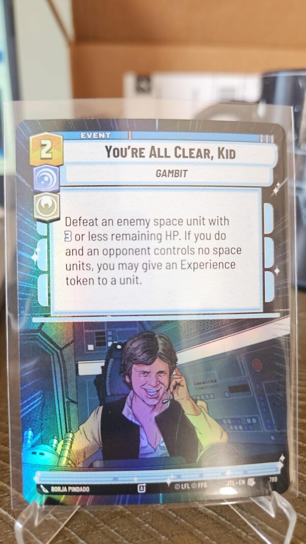 Star Wars Unlimited - You’re All Clear, Kid Hyperspace Foil #789