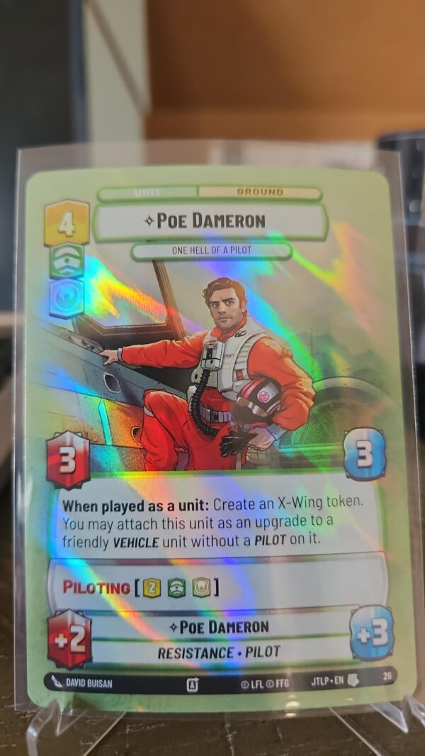 Star Wars Unlimited - Weekly Play Promo Poe Dameron Foil 26