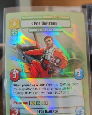 Star Wars Unlimited Weekly Play Promo Poe Dameron Foil #26 card