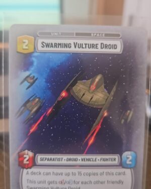Star Wars Unlimited Swarming Vulture Droid Weekly Promo #20 Non-Holo card