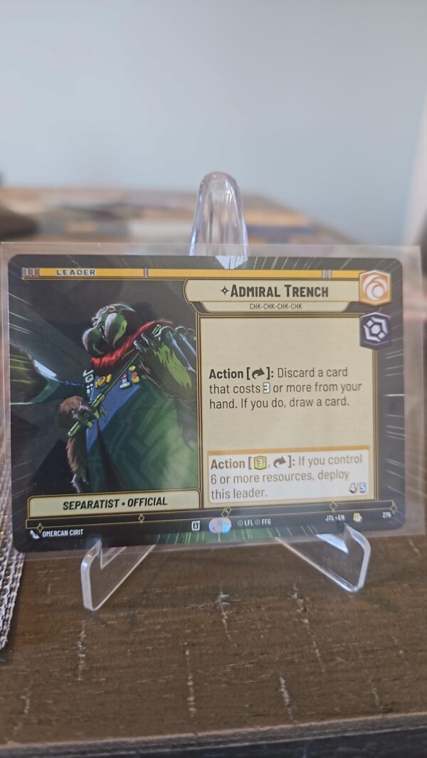 Star Wars Unlimited Admiral Trench #276 Hyperspace Jump to Lightspeed
