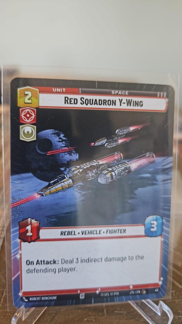 Red Squadron Y-Wing Hyperspace - JTL 411 NM - Star Wars Unlimited