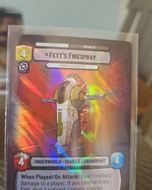 Star Wars: Unlimited - Jump To Lightspeed - Fett’s Firespray Foil #38
