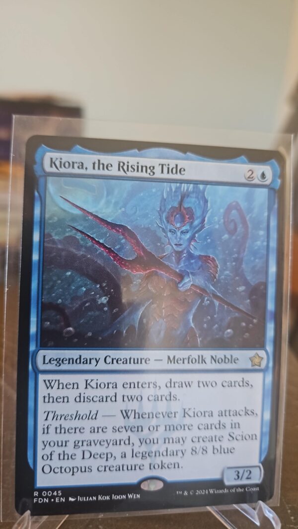 Kiora, the Rising Tide - Magic The Gathering FDN Foundations #45