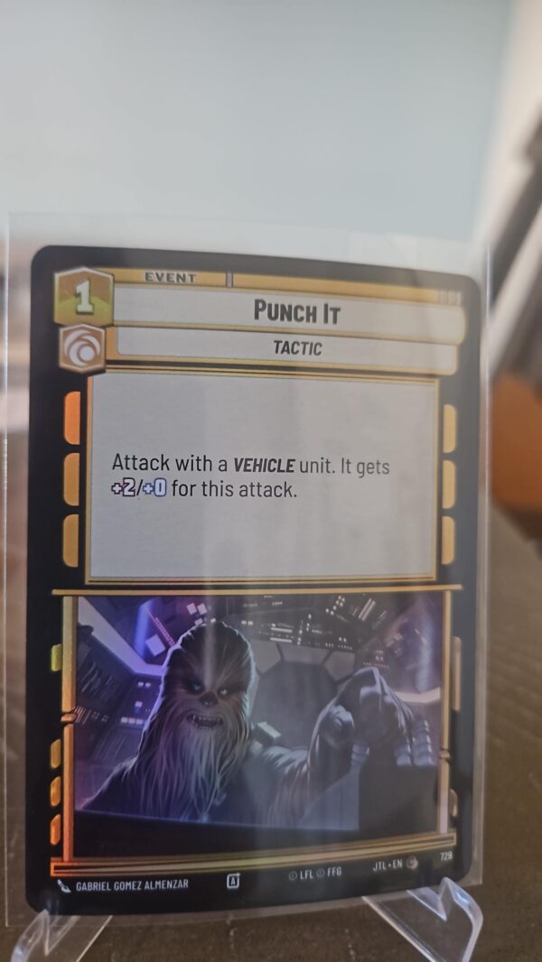 Punch It 729 C Foil Jump To Lightspeed Star Wars Unlimited