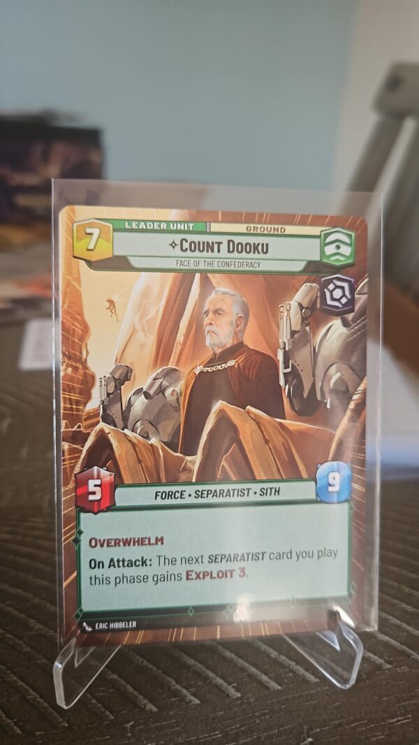 Star Wars Unlimited Count Dooku #280 Hyperspace Twilight of the Republic - Image 2