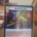 Star wars unlimited Twilight of the republic foil Unshakeable will #71/257