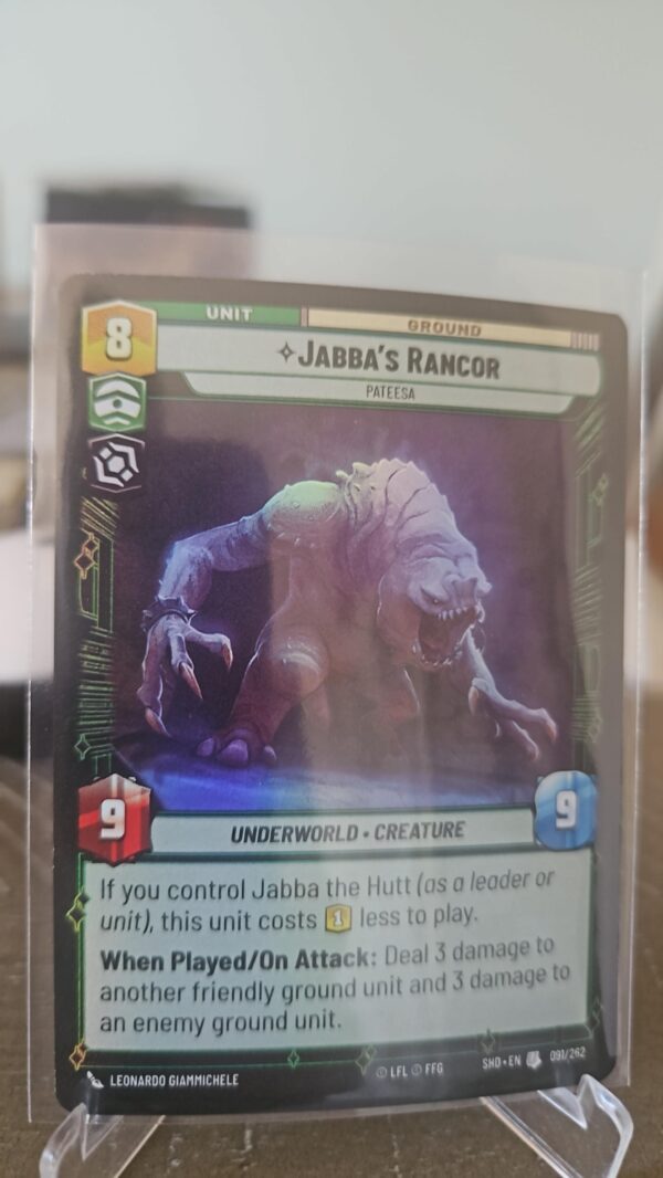 Jabba's Rancor - Pateesa #091/262 Star Wars Unlimited Shadows of the Galaxy