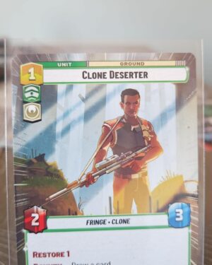 Clone Deserter #364 Hyperspace Star Wars Unlimited card near mint