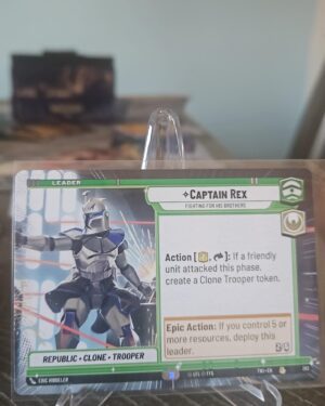 Captain Rex Hyperspace 2024 Star Wars Unlimited card near min