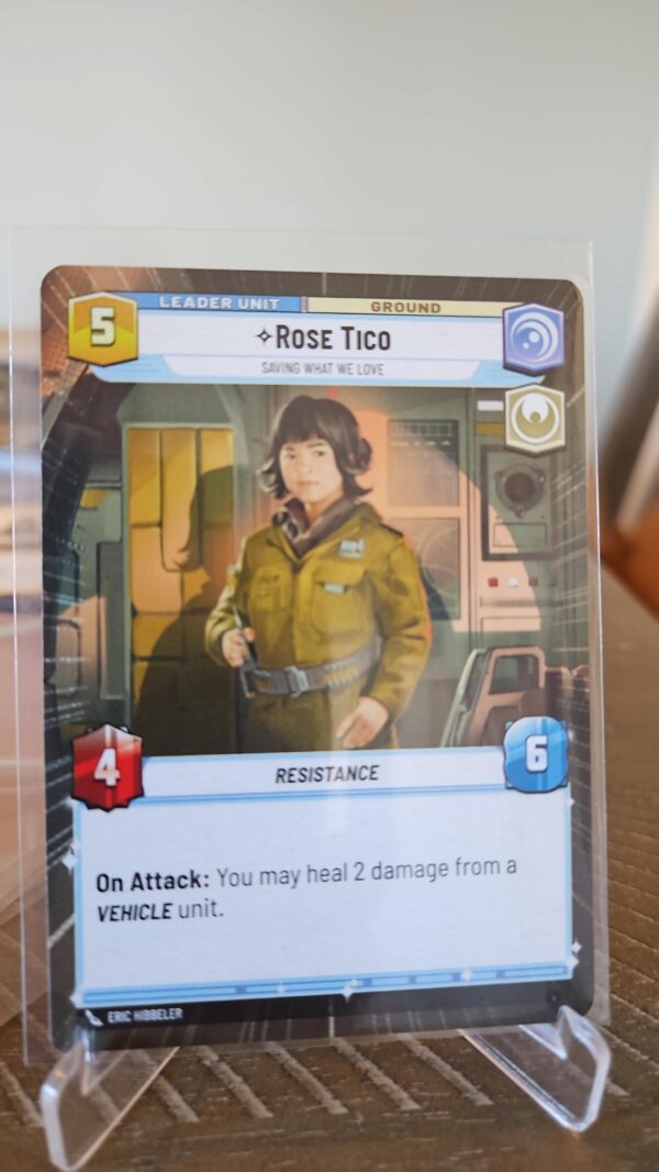 Star Wars Unlimited Rose Tico #266 Hyperspace Jump to Lightspeed - Image 2