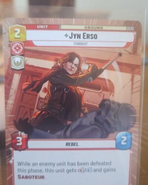 Star Wars Unlimited Twilight of the Republic Hyperspace Card TWI411 Jyn Erso