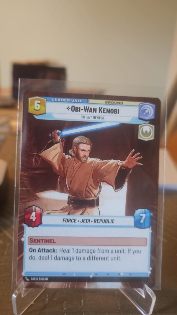Obi-Wan Kenobi - Patient Mentor (Hyperspace) #278 Star Wars Unlimited Twilight Of Rrepublic - Image 2