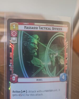 Star Wars Unlimited Jump To Light speed Foil Card #644 Massassi Tactical Officer