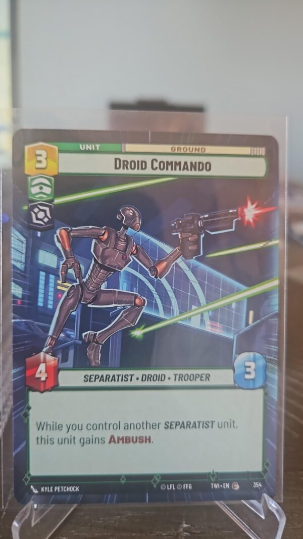 Droid Commando - Hyperspace #354 Star Wars Unlimited Twilight of the Republic