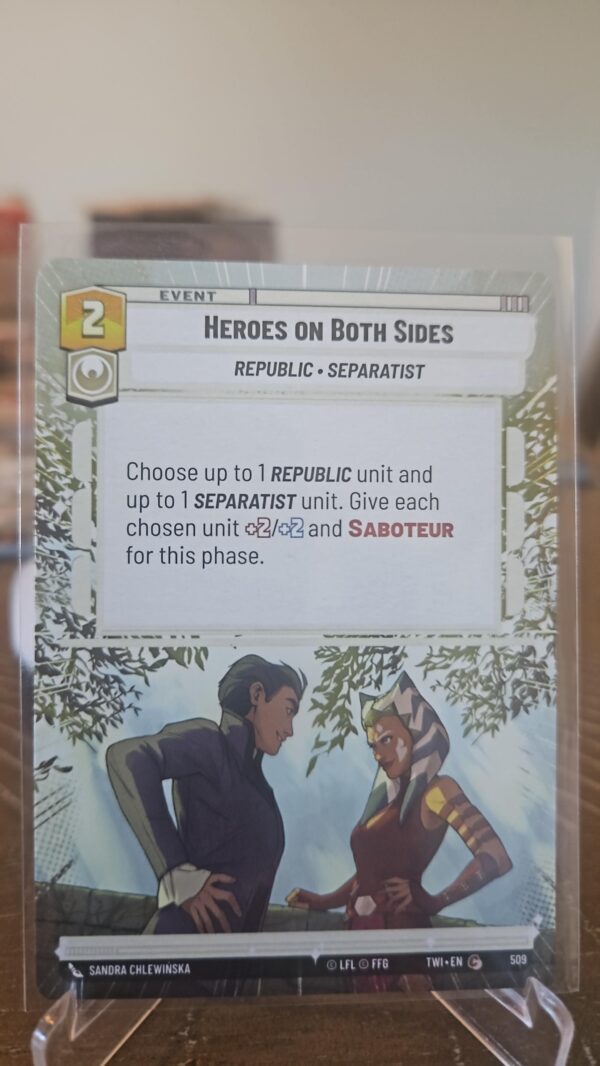 Star Wars Unlimited Heroes on Both Sides Hyperspace #509 Twilight of the old republic