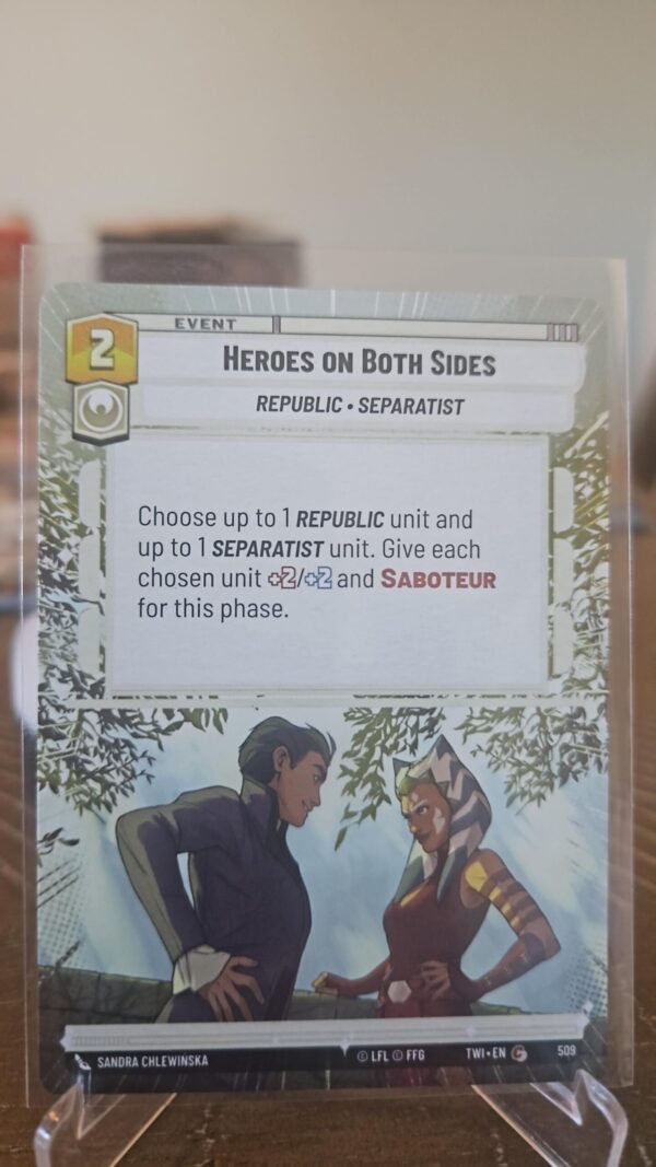Star Wars Unlimited Heroes on Both Sides Hyperspace #509 Twilight of the old republic