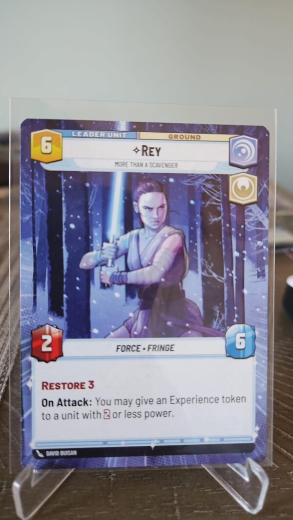 Star Wars Unlimited Shadows of the Galaxy #284 Rey Hyperspace