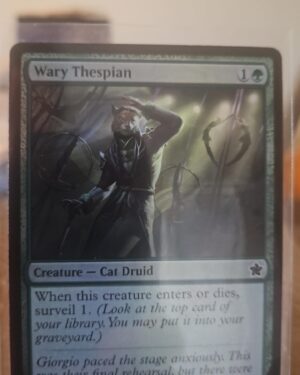 Wary Thespian - 235 - Foil - Foundations - NM - MTG Magic the Gathering