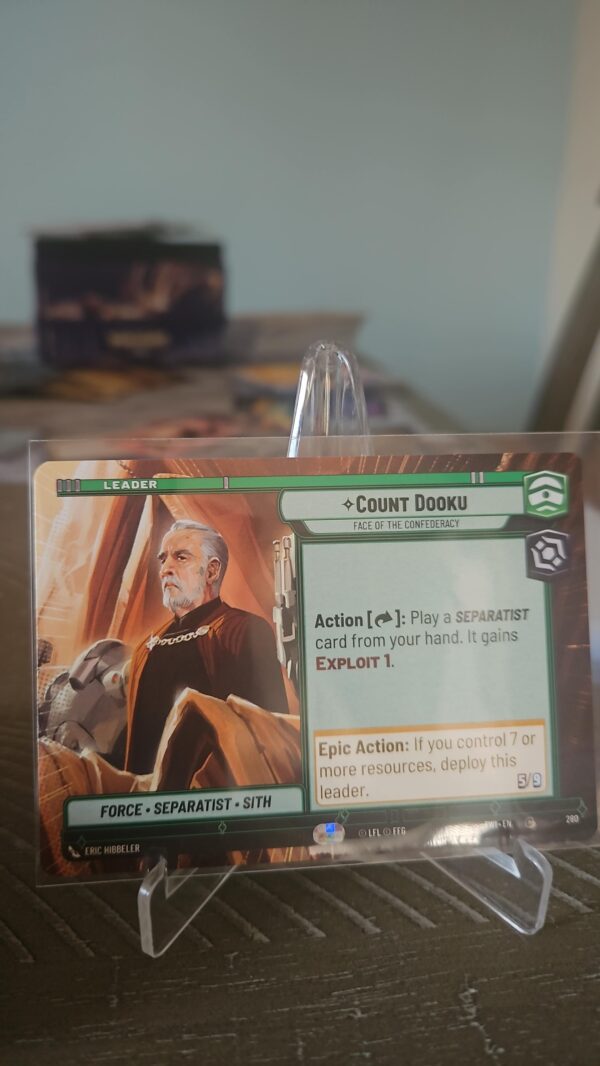 Star Wars Unlimited Count Dooku #280 Hyperspace Twilight of the Republic